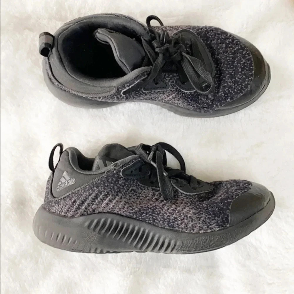Adidas Kids Black Alpha Bounce Sneakers